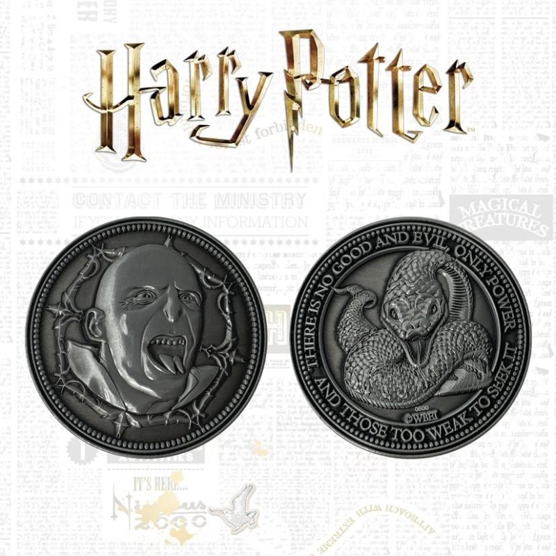 HARRY POTTER - Voldemort - Pièce de collection édition limitée 