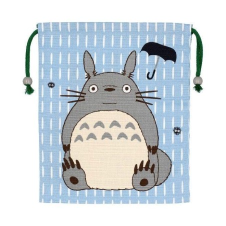 GHIBLI - Mon voisin Totoro - Sacoche Tissu bleu 14x17cm 