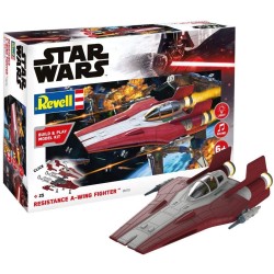 1/44 RESISTANCE A-WING FIGHTER, RED