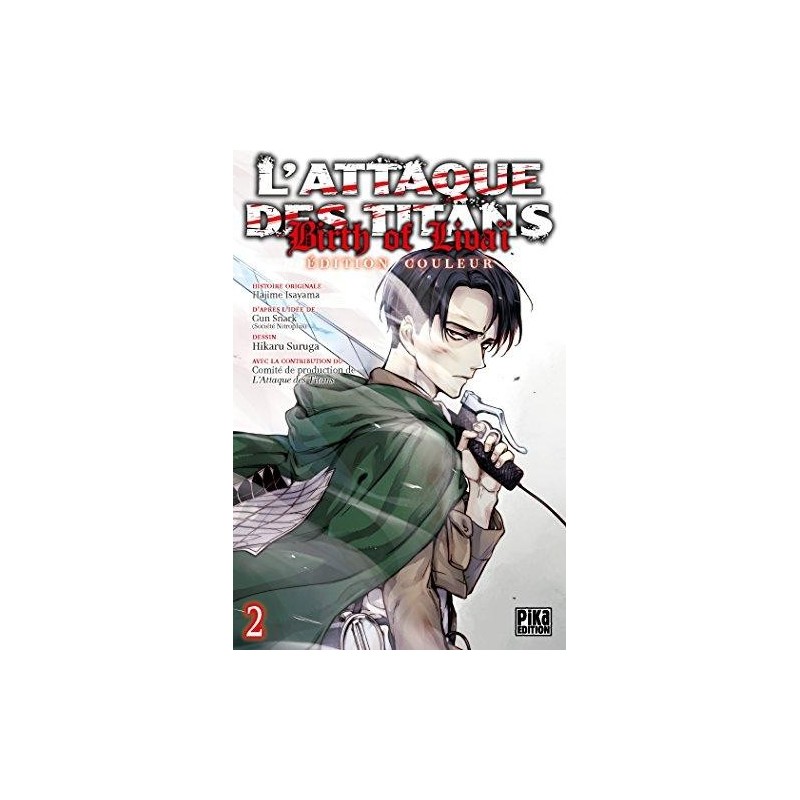 L'ATTAQUE DES TITANS - Birth of Livai - Tome 2 EDITION COULEUR 