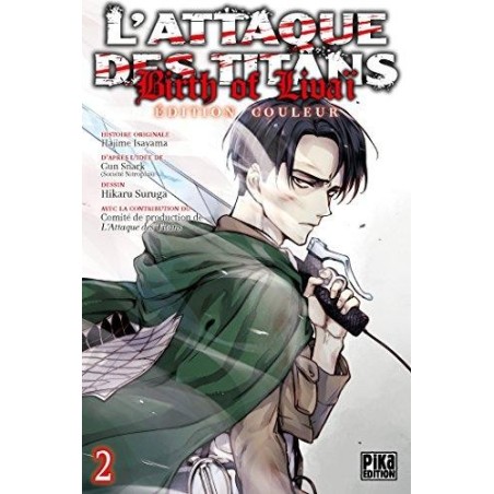 L'ATTAQUE DES TITANS - Birth of Livai - Tome 2 EDITION COULEUR 