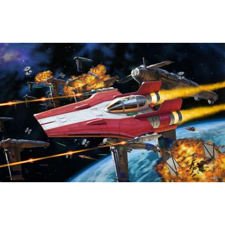 copy of 1/44 RESISTANCE A-WING FIGHTER, RED