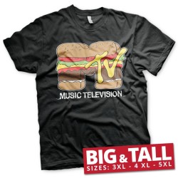MTV - T-Shirt Big & Tall - Hamburger (5XL) 2