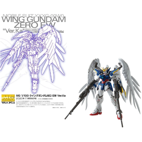 GUNDAM - MG 1/100 Wing Gundam Zero EW Verk.Ka - Model Kit 