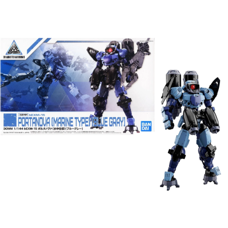 GUNDAM - 30MM 1/144 bEXM-15 Portanova (Blue Gray) - Model Kit 