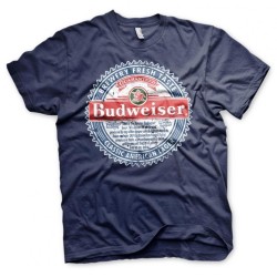 BEER - Budweiser American Lager - T-Shirt - (L) 