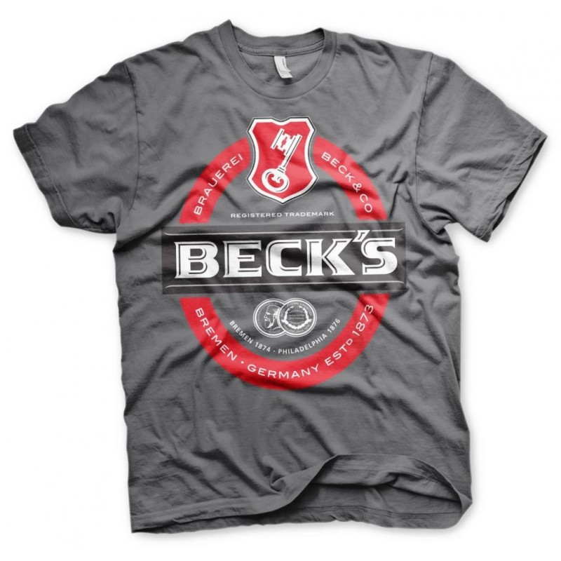 BEER - Beck's Label - T-Shirt - (L) 