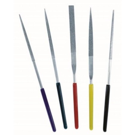GUNDAM ACC - Jeu de 5 Mini Limes en Diamant - 100mm 