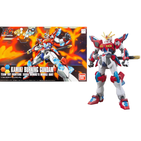 GUNDAM - HGBF Kamiki Burning Gundam 1/144 - Model Kit 