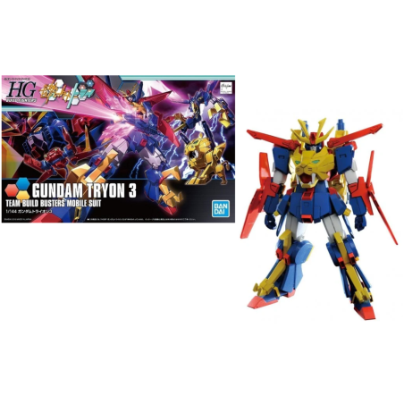 GUNDAM - HG 1/144 Gundam Tryon 3 - Model Kit 