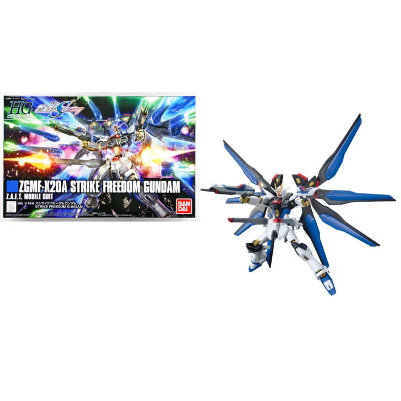 GUNDAM - HG 1/144 ZGMF-X20A Strike Freedom Gundam - Model Kit 