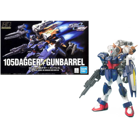 GUNDAM - HG 1/144 105Dagger + Gunbarrel  - Model Kit 