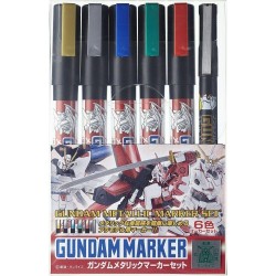 GUNDAM - Gundam Marker GMS-121 Metallic Set 2