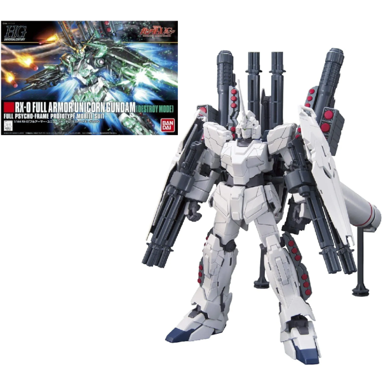 GUNDAM - HGUC Full Armor Unicorn Gundam 'Destroy' 1/144 - Model Kit 