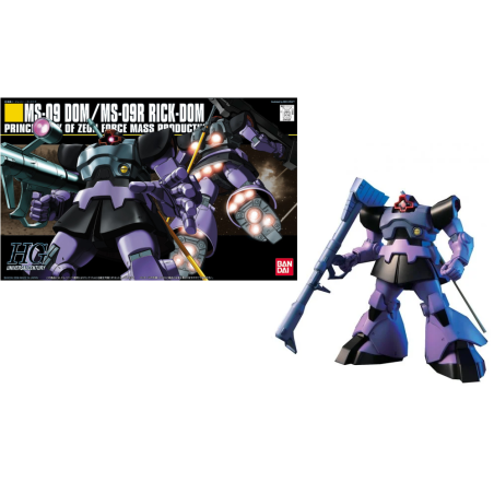 GUNDAM - HGUC MS-09 Dom/MS-09R Rick-Dom 1/144 - Model Kit 