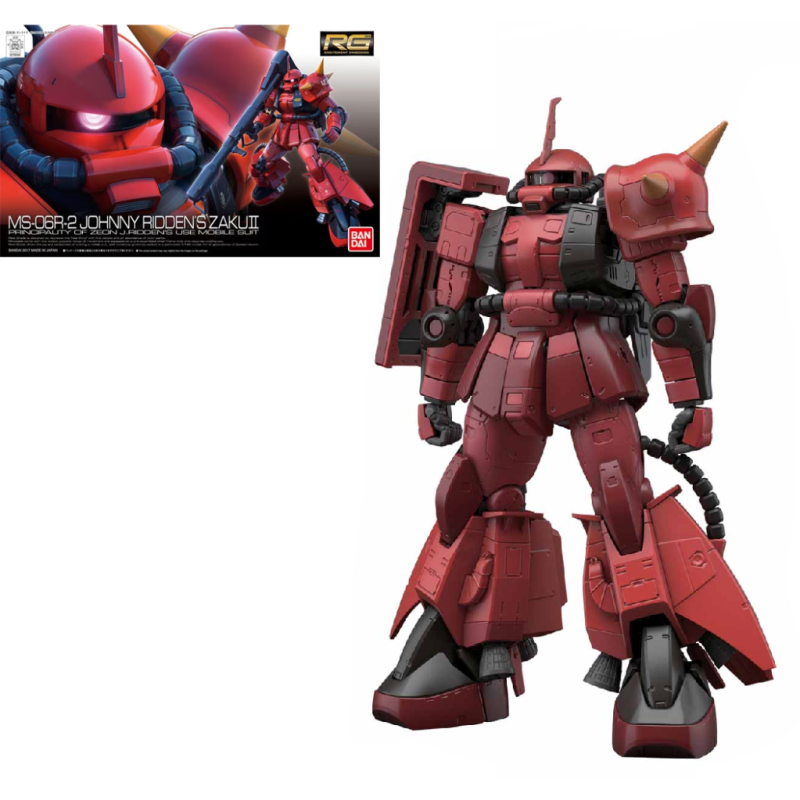 GUNDAM - RG 1/144 MS-06R-2 Johnny Ridden's Zaku II - Model Kit 