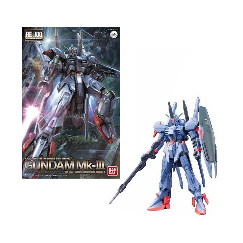 GUNDAM - RE/100 1/100 Gundam Mk-III - Model Kit 