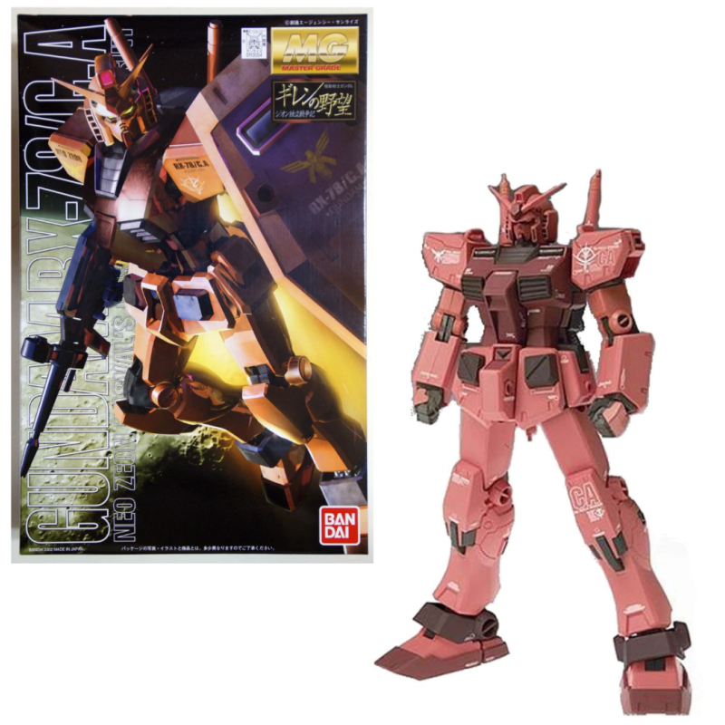 GUNDAM - MG 1/100 RX-78-2 Gundam (Char's Color) - Model Kit 