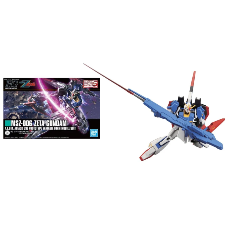 GUNDAM - HG 1/144 MSZ-006 Zeta Gundam - Model Kit 
