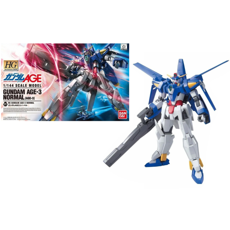 GUNDAM - HG Gundam Age-3 Normal 1/144 - Model Kit 
