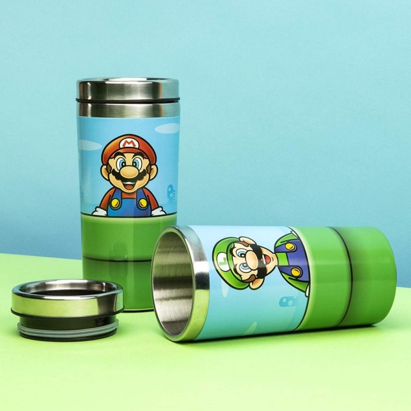 SUPER MARIO - Warp Pipe - Gourde de voyage en métal 450ml 