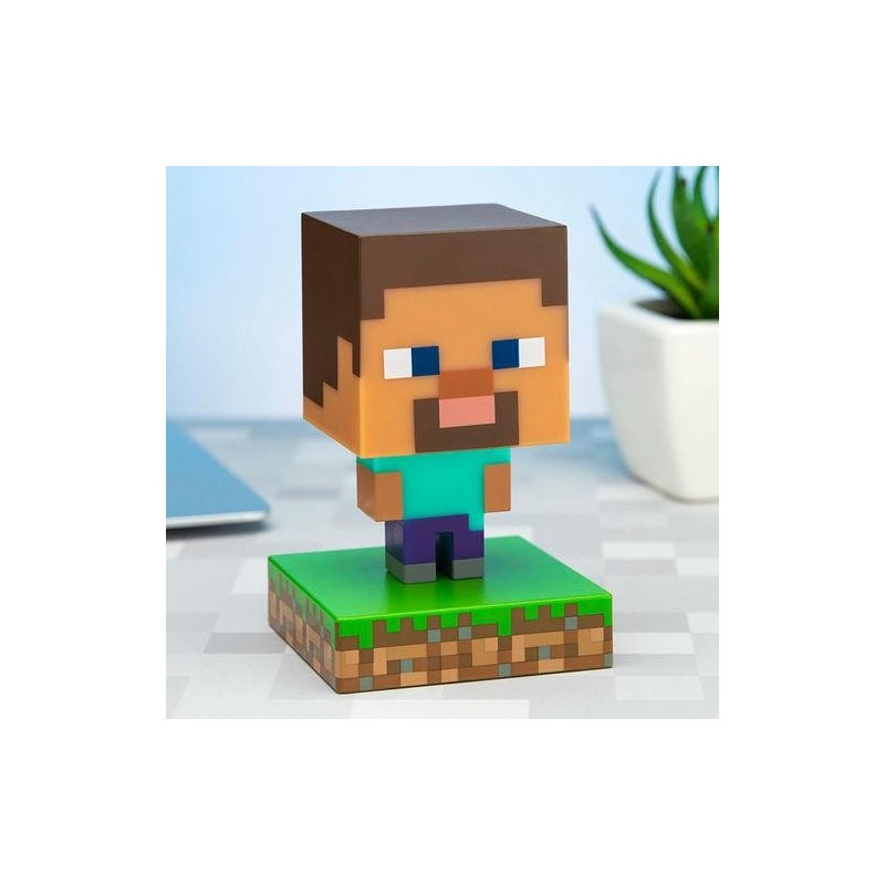 MINECRAFT - Steve - Lampe Icon 10cm 