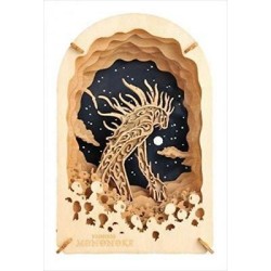 GHIBLI - Princesse Mononoke Daidarabochi - Théâtre de papier 8x10x4cm 2