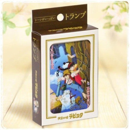 GHIBLI - Le château dans le ciel - Jeu de cartes à jouer (54 cartes) 