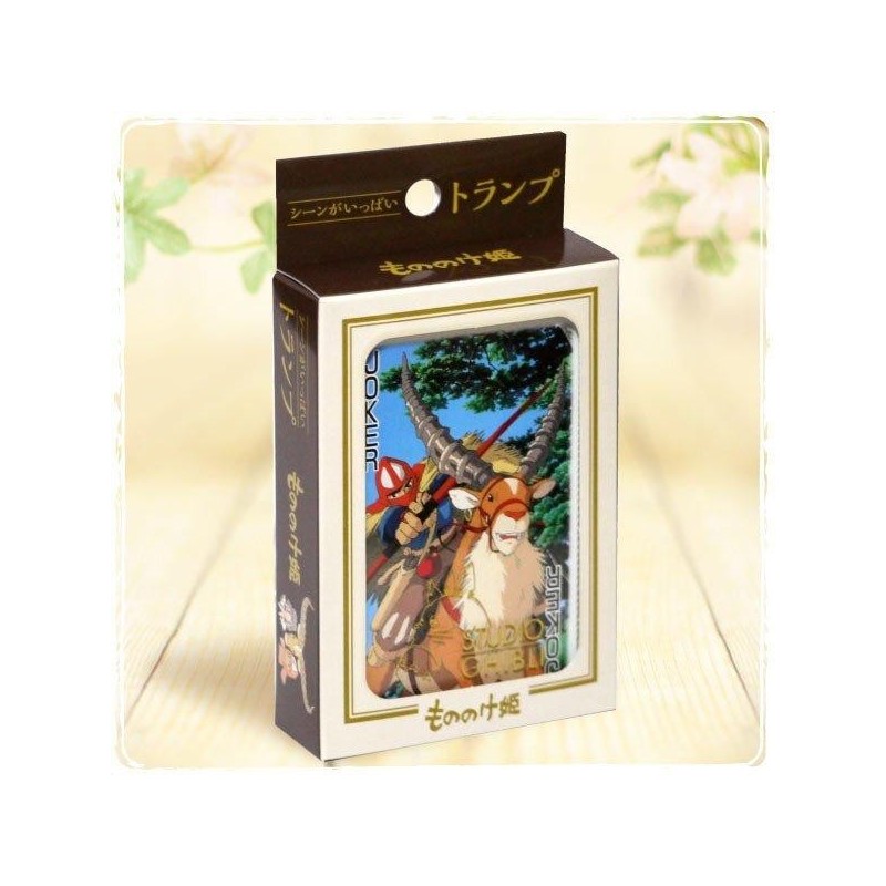GHIBLI - Princesse Mononoke - Jeu de cartes à jouer (54 cartes) 
