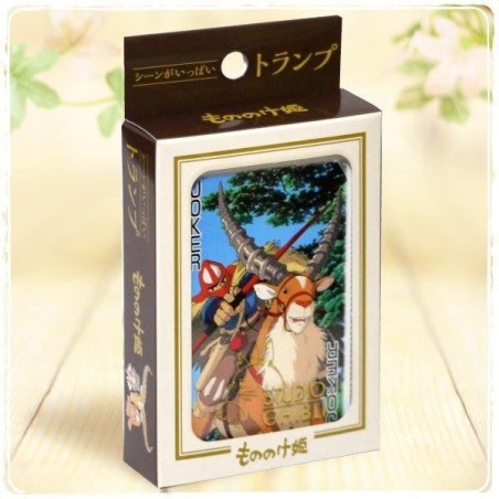 GHIBLI - Princesse Mononoke - Jeu de cartes à jouer (54 cartes) 