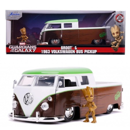 GUARDIENS DE LA GALAXIE - Groot 1963 VW Bus Pickup - 1:24 