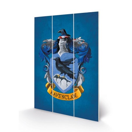 HARRY POTTER - Ravenclaw Crest - Impression sur bois 20x29.5 