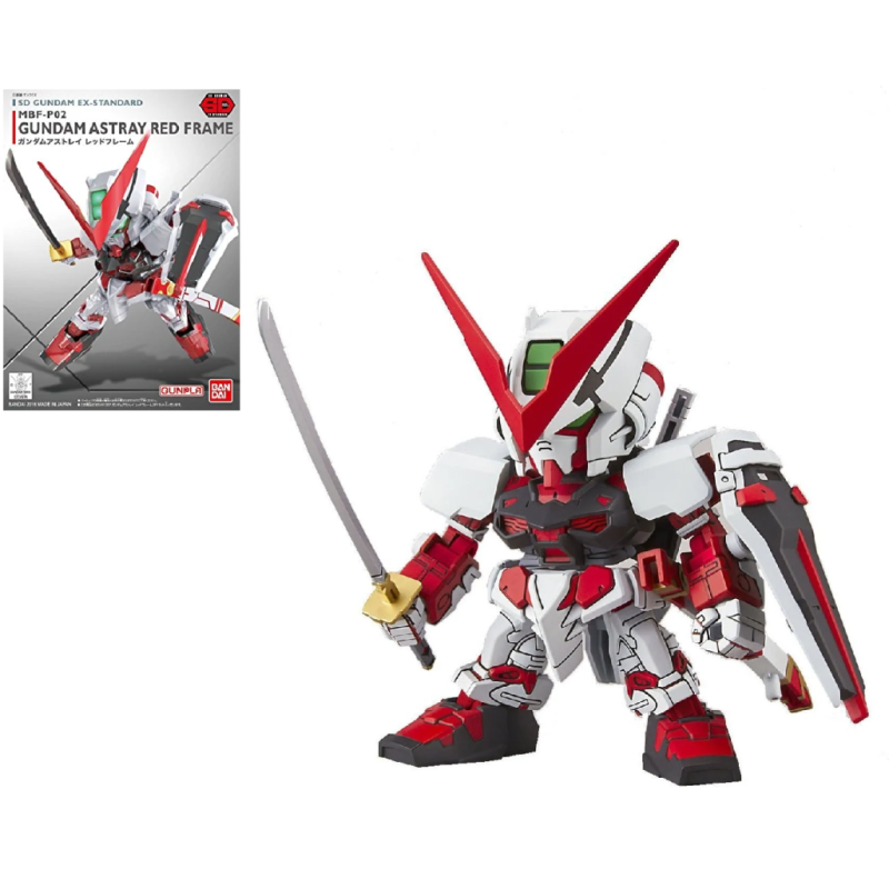 GUNDAM - SD Gundam Ex-Standard 007 Astray Red Frame - Model Kit 8cm 