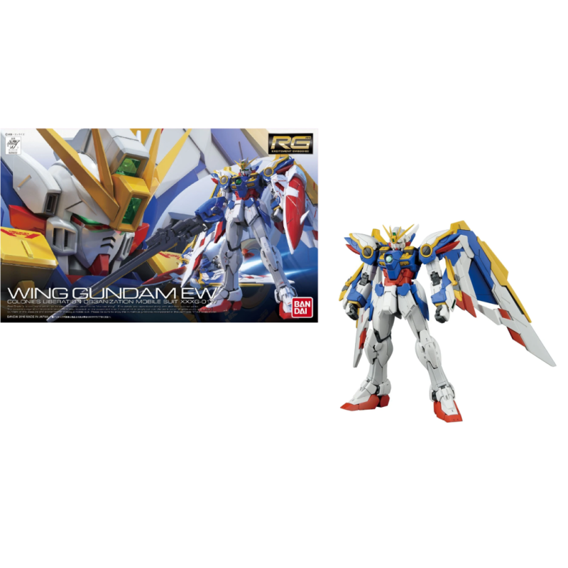GUNDAM - RG 1/144 XXXG-01W Wing Gundam EW - Model Kit 13cm 