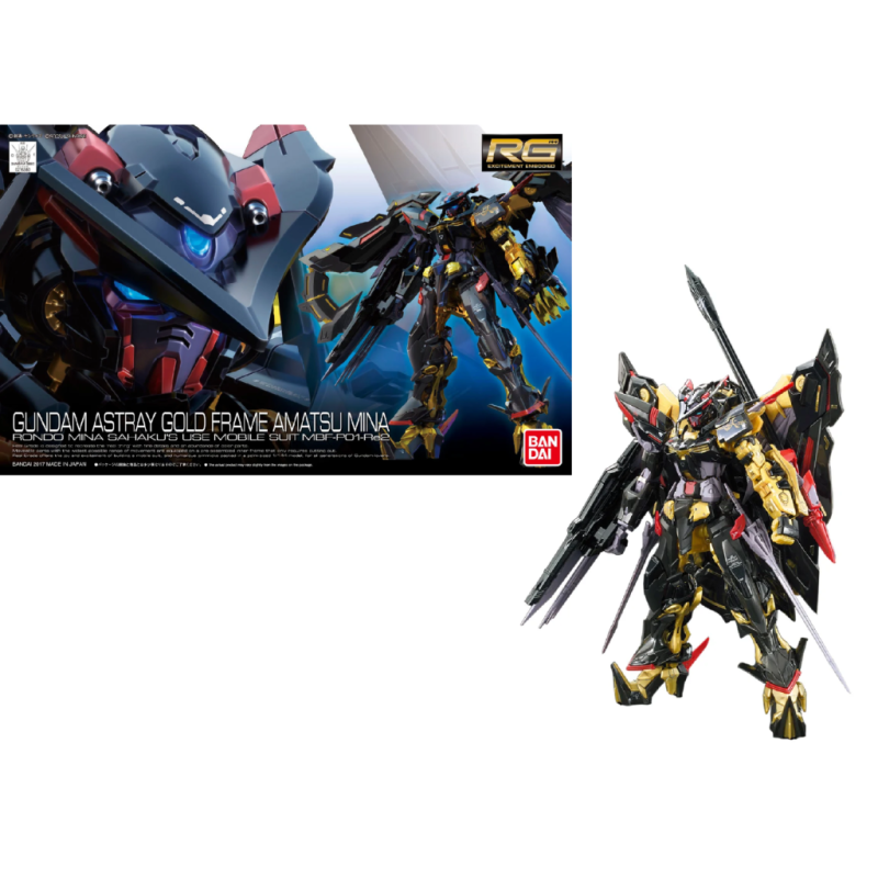 GUNDAM - RG 1/144 Gundam Astray Goldframe Amatsu Mina - Model Kit 13cm 
