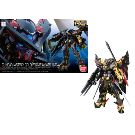 GUNDAM - RG 1/144 Gundam Astray Goldframe Amatsu Mina - Model Kit 13cm 