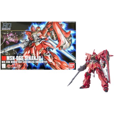 GUNDAM - 1/144 HGUC Sinanju - Model Kit 13cm 