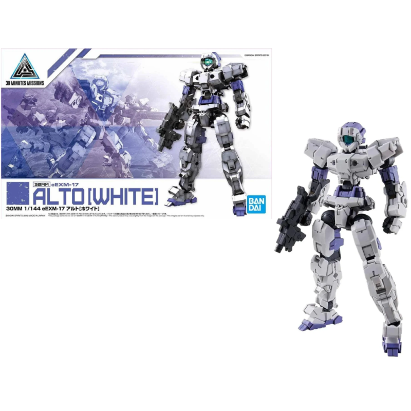 GUNDAM - 30MM 1/144 eEXM-17 Alto White - Model Kit 