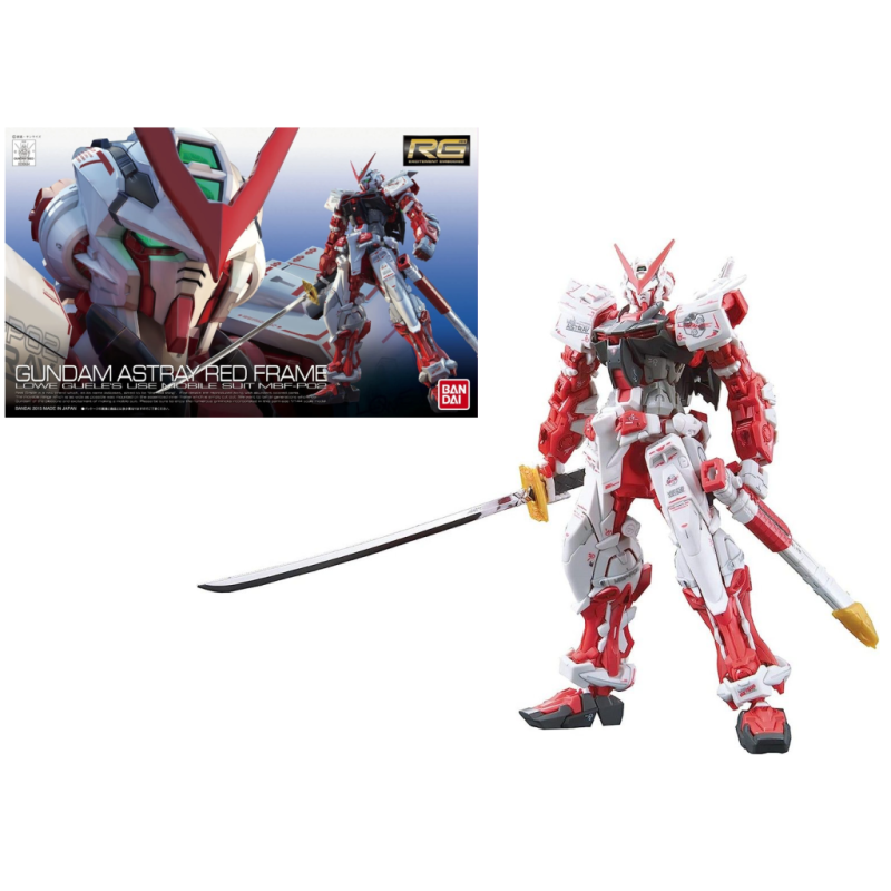 GUNDAM - RG 1/144 MBF-P02 Gundam Astray Red Frame - Model Kit 13cm 