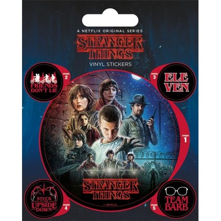 STRANGER THINGS - One Sheet - Stickers en vinyle 