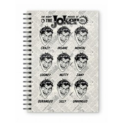 DC COMICS - Joker Faces - Notebook spirale A5 2
