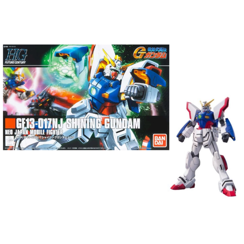 GUNDAM - 1/144 HGUC Shinning Gundam - Model Kit 13cm 