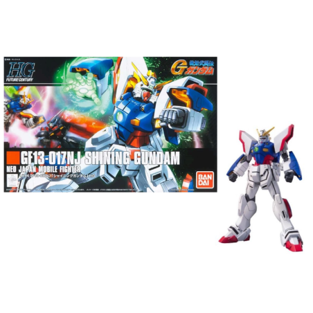 GUNDAM - 1/144 HGUC Shinning Gundam - Model Kit 13cm 