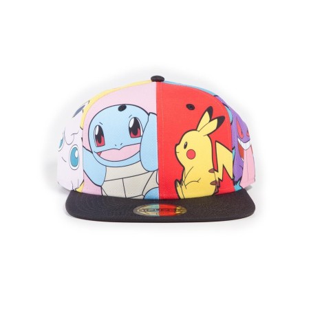 POKEMON - Multi Pop Art - Casquette Snapback 