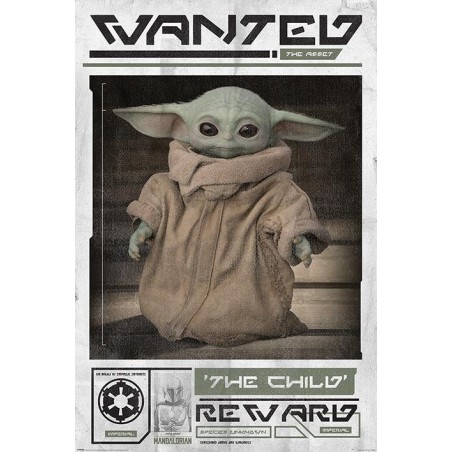 STAR WARS - The Mandalorian - Poster 61X91 - Wanted the Child 