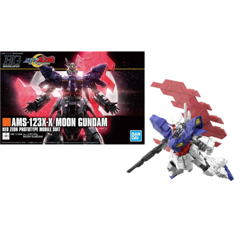 GUNDAM - HGUC 1/144 Moon Gundam - Model Kit - 13cm 