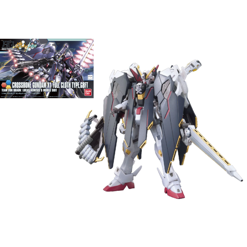 GUNDAM - HGBF 1/144 Crossbone Gundam X1 Full Cloth Ver GBF - Model Kit 