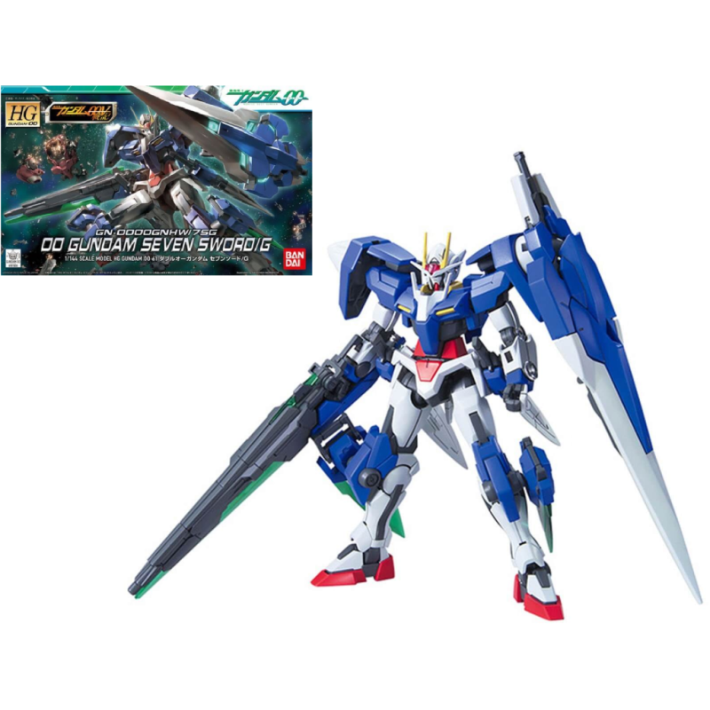 GUNDAM - HG 1/44 OO Gundam Seven Sword/G - Model Kit - 13cm 