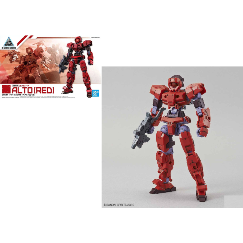 GUNDAM - 30MM 1/144 eEXM-17 Alto RED - Model Kit 