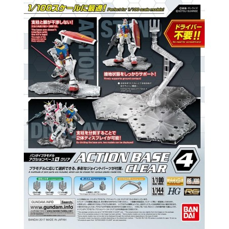 GUNDAM - Model Kit - ACTION BASE 4 CLEAR 